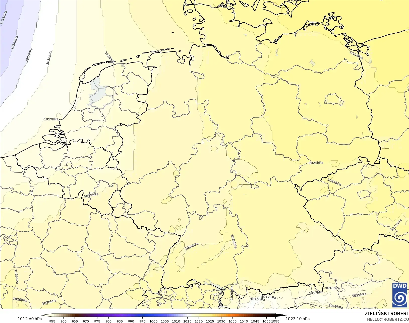ICON نموذج - ألمانيا, الضغط