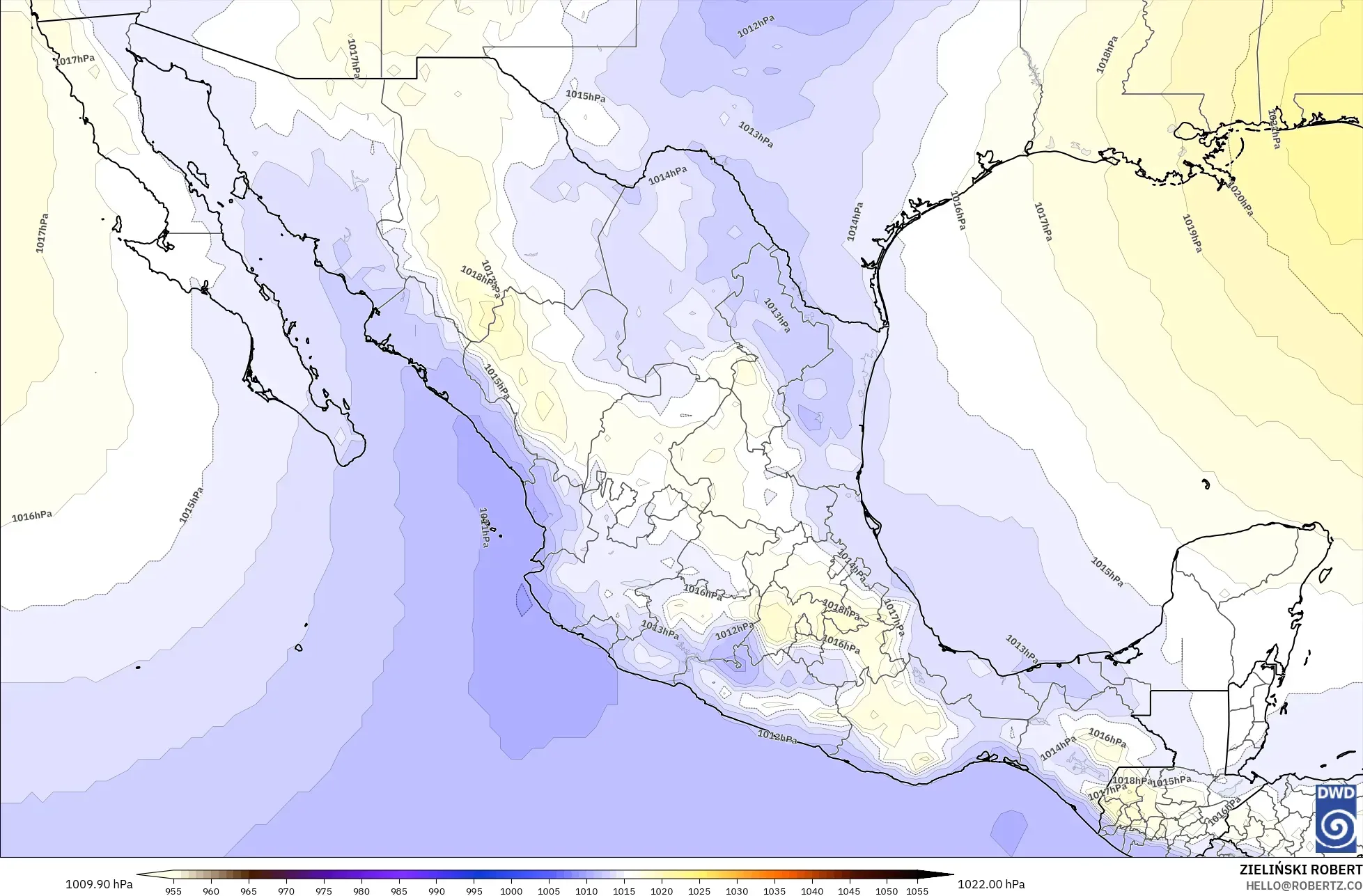 ICON نموذج - المكسيك, الضغط