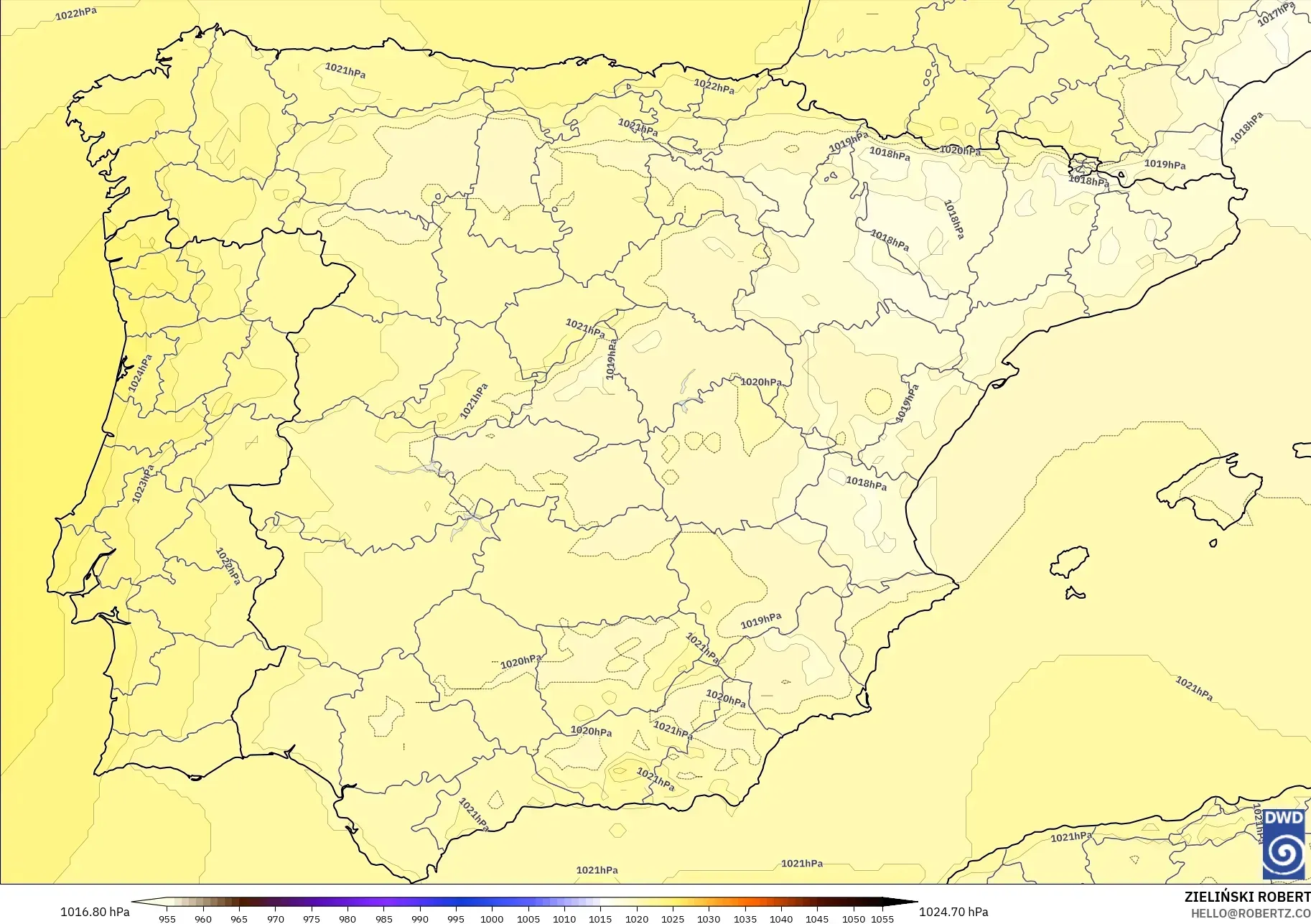 ICON نموذج - إسبانيا, الضغط