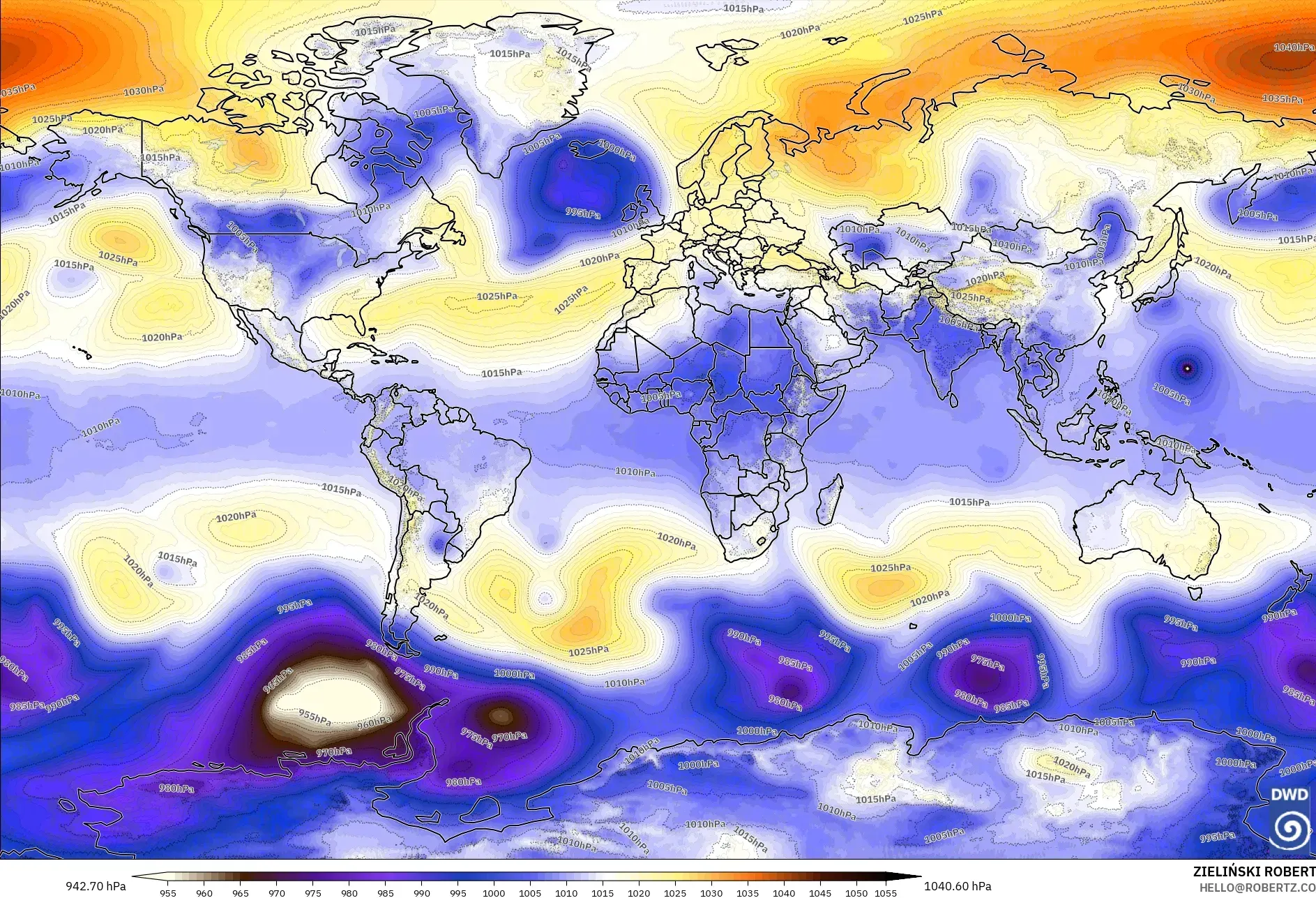 ICON نموذج - العالم, الضغط