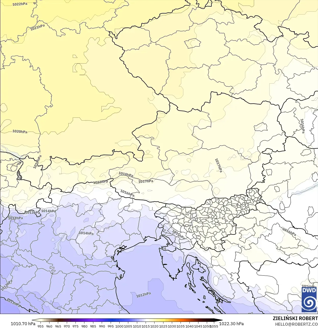 ICON نموذج - النمسا, الضغط