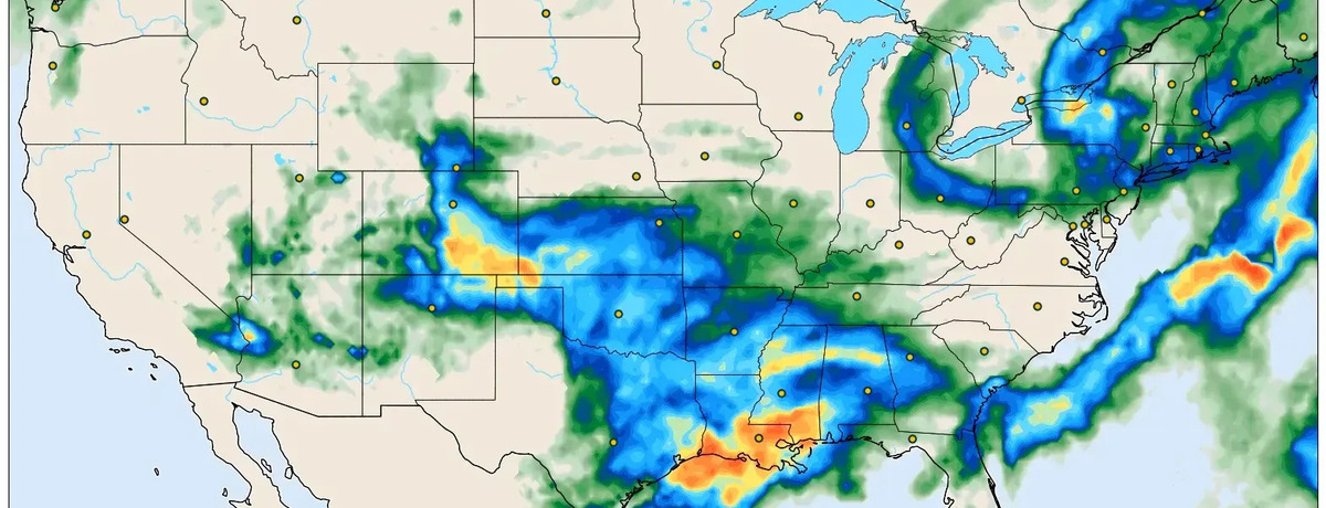 🌧️ Extreme Rainfall Incoming! May 8, 2025 USA Weather Forecast Warns of Flash Floods Across the South and East – Hourly Breakdown
