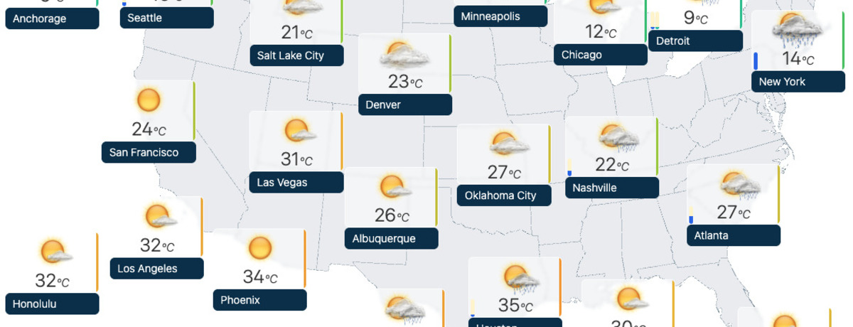 Weather Forecast for March 24, 2025 (USA)