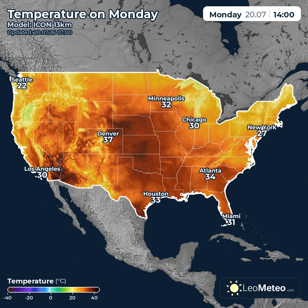 Temperature today